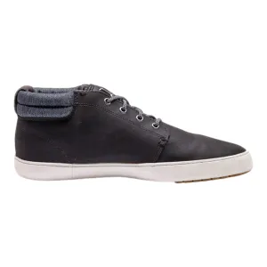 LACOSTE Chukka Boots Black Leather Mens UK 9